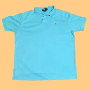 Polo by Ralph Lauren Cyan Polo Shirt